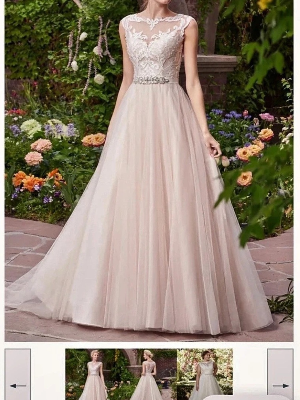 Rebecca Ingram Wedding Gown US 4 Like New